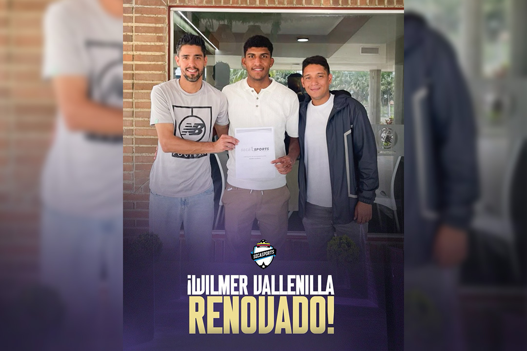 Wilmer Vallenilla reafirma su compromiso con Agencia Secasports