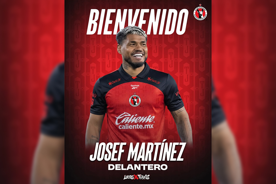 Josef Martínez a los Xolos de Tijuana